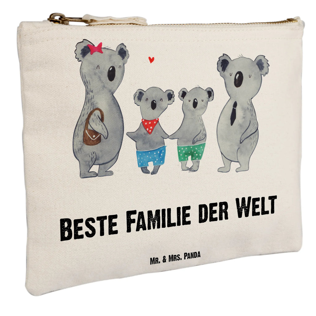 torebka na makijaż Rodzina koali dwa Schlampermäppchen, Kosmetiktasche, Waschtasche, aufbewahrungsbeutel, Schminkbeutel, Federmappe, Kulturbeutel, Schminktäschchen, Schminktasche, Kulturtasche, beauty tasche, utensilientasche, pinsel tasche, aufbewahrungstasche, Waschbeutel, Kosmetikbeutel, toiletry bag, Stiftemäppchen, pencil case, kosmetiktäschchen, Etui, Mäppchen, beauty case, Bruder, Papa, Opa, Schwester, Oma, Familie, Vatertag, Mama, Muttertag, Beste Familie, Familienleben, Familienzeit, Koala, Koalabär, Lieblingsfamilie, Koalafamilie