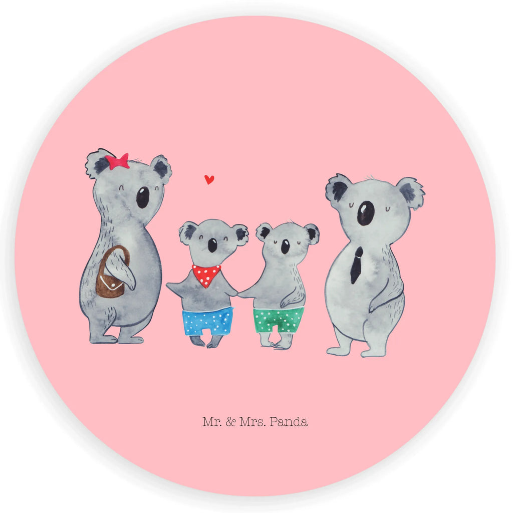 120mm okrągła naklejka Rodzina koali dwa Etikett, Sticker, Aufkleber, Bruder, Schwester, Familie, Opa, Oma, Papa, Mama, Vatertag, Muttertag, Familienzeit, Koalabär, Beste Familie, Koala, Lieblingsfamilie, Koalafamilie, Familienleben