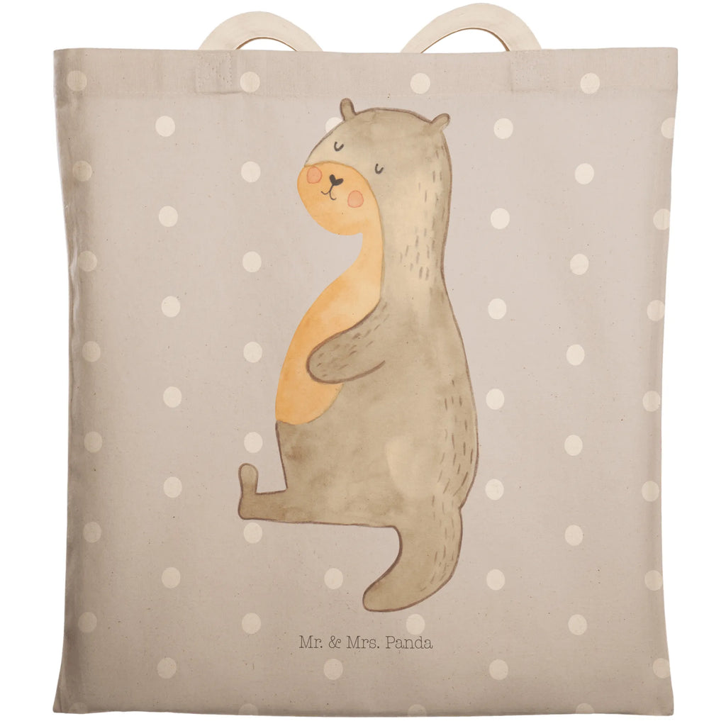 Shopping bag otter Belly shoulder bag, pouch, bag, Carrier bag, cloth bag, cotton bag, shopper, otter, marten, sea otter, European otter, water mammal, aquatic animal, baby otter, predator, water, otter gifts, animal lover, gift ideas for animal lovers, animal, mammal, water animal, gifts for people in love, Otter Sea Otter Lake Otter