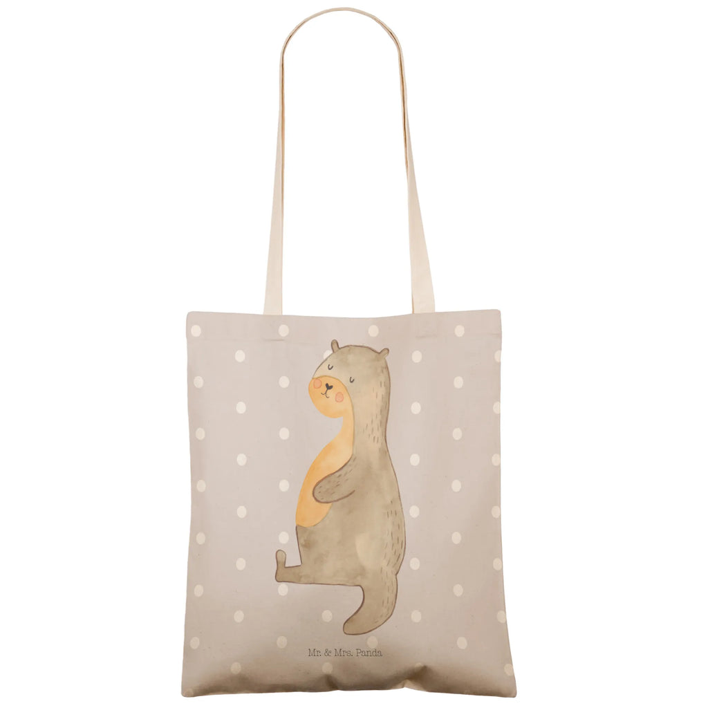 Shopping bag otter Belly shoulder bag, pouch, bag, Carrier bag, cloth bag, cotton bag, shopper, otter, marten, sea otter, European otter, water mammal, aquatic animal, baby otter, predator, water, otter gifts, animal lover, gift ideas for animal lovers, animal, mammal, water animal, gifts for people in love, Otter Sea Otter Lake Otter