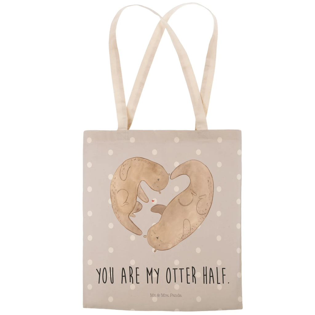 torba na zakupy wydra serce Kuna, wydra, morska wydra