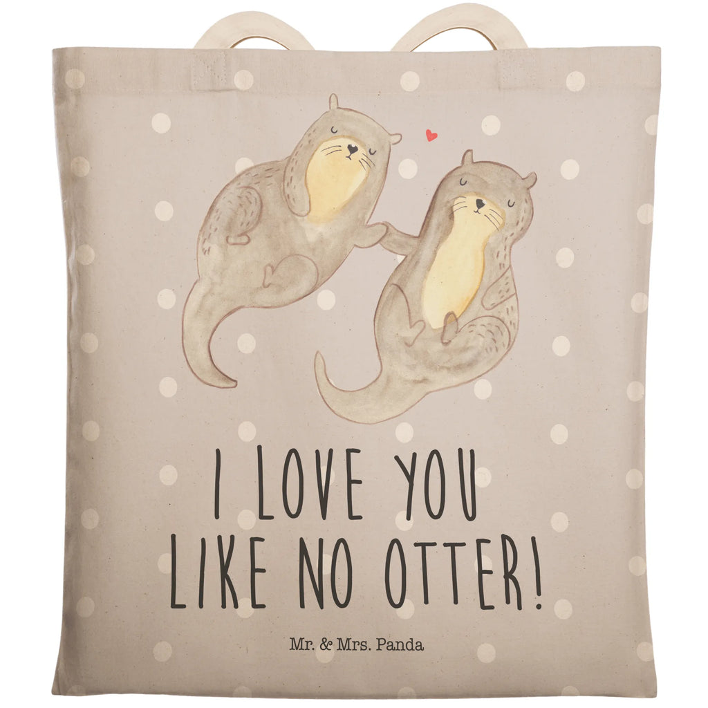 Einkaufstasche Otter händchenhaltend Schultertasche, Tüte, Stoffbeutel, Freizeittasche, cityshopper, Stofftasche, Stofftragetasche, Umhängetasche, Alltagstasche, Strandtasche, Tragetaschen, Stoffeinkaufstaschen, Beutel, Einkaufsbeutel, Beutel Tasche, taschen shopper, shopping bag, Stofftaschen, stoffshopper, Shopper, Einkaufstaschen, markttasche, Einkaufstasche, Otter, Fischotter, Seeotter, Otter Seeotter See Otter