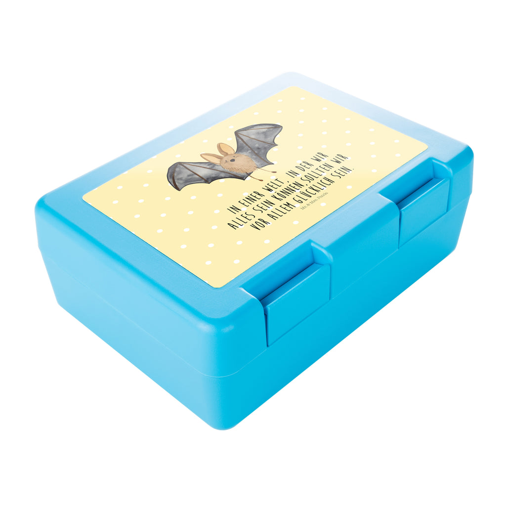 Brotdose Fledermaus Flügel Brotbox, Snackbox, Lunch box, Butterbrotdose, Brotzeitbox, Tiermotive, Gute Laune, lustige Sprüche, Tiere