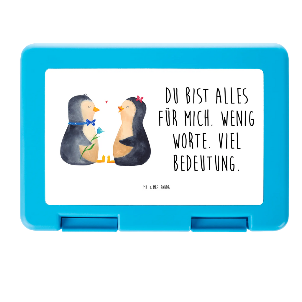 Pudełko na kanapki Pingwin para Brotbox, Snackbox, Lunch box, Butterbrotdose, Brotzeitbox, Pinguin, Pinguine, Liebe, Liebespaar, Liebesbeweis, Liebesgeschenk, Verlobung, Jahrestag, Hochzeitstag, Hochzeit, Hochzeitsgeschenk, große Liebe, Traumpaar