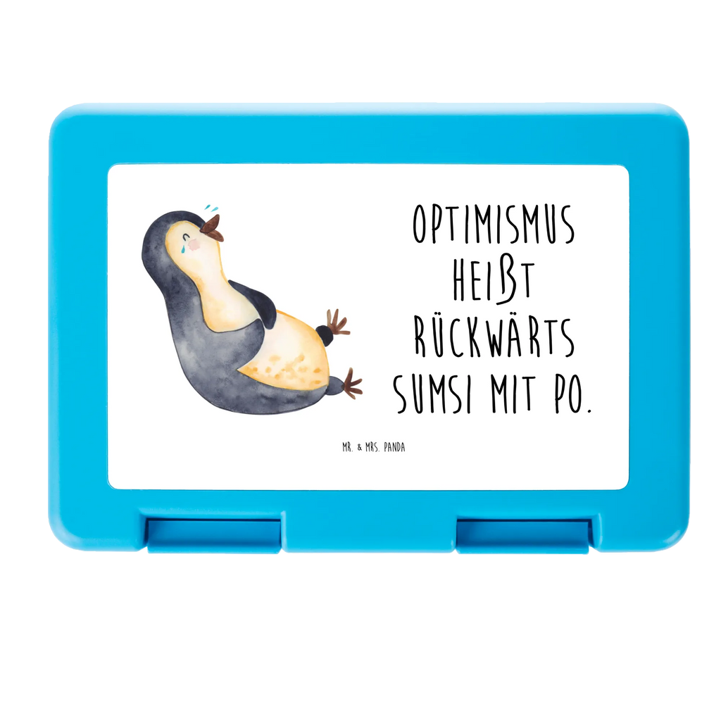 Pudełko na kanapki pingwin Śmiech Brotbox, Snackbox, Lunch box, Butterbrotdose, Brotzeitbox, Pinguin, Pinguine, lustiger Spruch, Optimismus, Fröhlich, Lachen, Humor, Fröhlichkeit