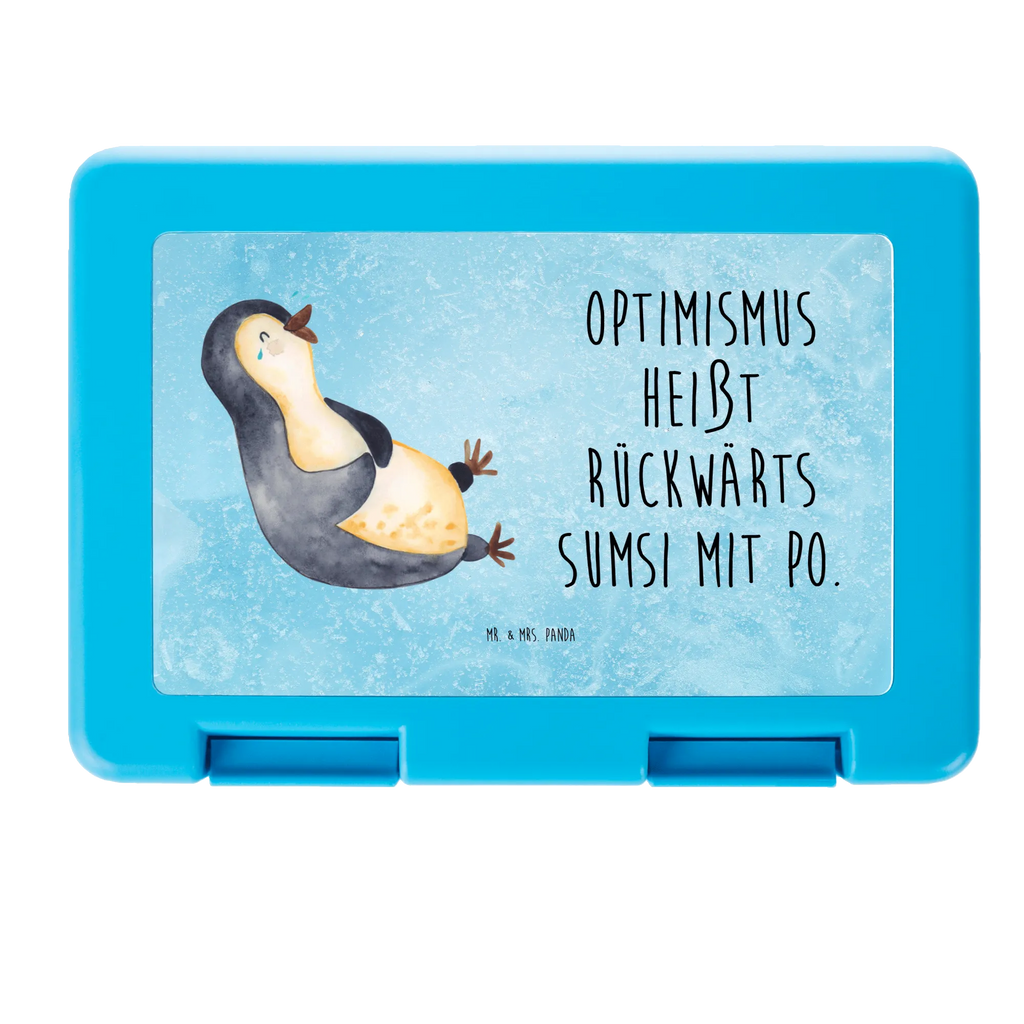 Pudełko na kanapki pingwin Śmiech Brotbox, Snackbox, Lunch box, Butterbrotdose, Brotzeitbox, Pinguin, Pinguine, lustiger Spruch, Optimismus, Fröhlich, Lachen, Humor, Fröhlichkeit