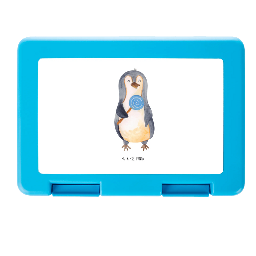 Pudełko na kanapki pingwin lizak Brotbox, Snackbox, Lunch box, Butterbrotdose, Brotzeitbox, Pinguin, Pinguine, Lolli, Süßigkeiten, Blödsinn, Spruch, Rebell, Gauner, Ganove, Rabauke