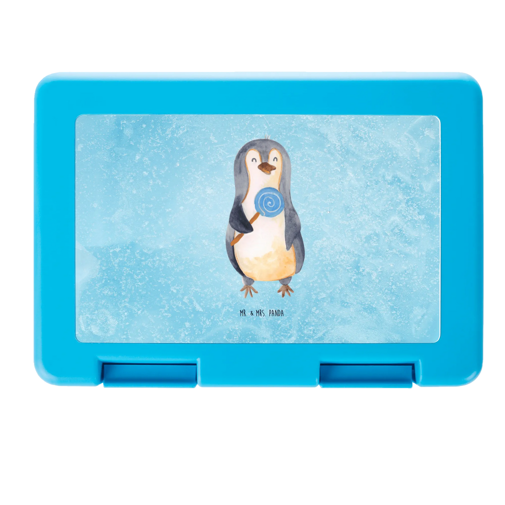 Pudełko na kanapki pingwin lizak Brotbox, Snackbox, Lunch box, Butterbrotdose, Brotzeitbox, Pinguin, Pinguine, Lolli, Süßigkeiten, Blödsinn, Spruch, Rebell, Gauner, Ganove, Rabauke