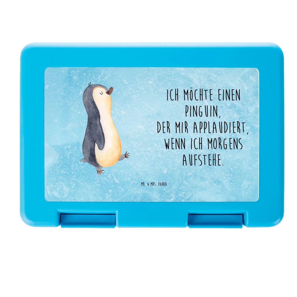 Lunch box Penguin march Brotbox, Snackbox, Lunch box, Butterbrotdose, Brotzeitbox, Pinguin, Pinguine, Frühaufsteher, Langschläfer, Bruder, Schwester, Familie