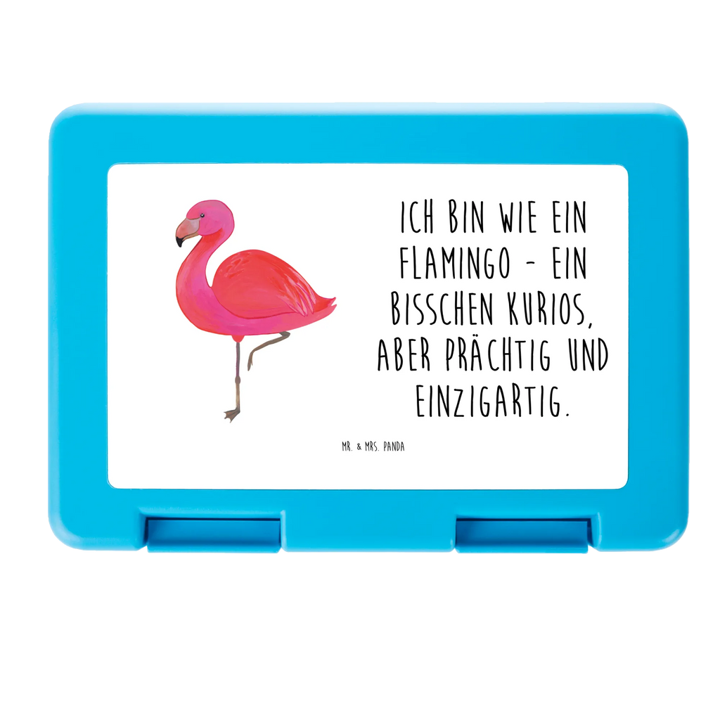 Pudełko na kanapki Flamingo Klasyczny Brotbox, Snackbox, Lunch box, Butterbrotdose, Brotzeitbox, Flamingo, Einzigartig, Selbstliebe, Stolz, ich, für mich, Spruch, Freundin, Freundinnen, Außenseiter, Sohn, Tochter, Geschwister