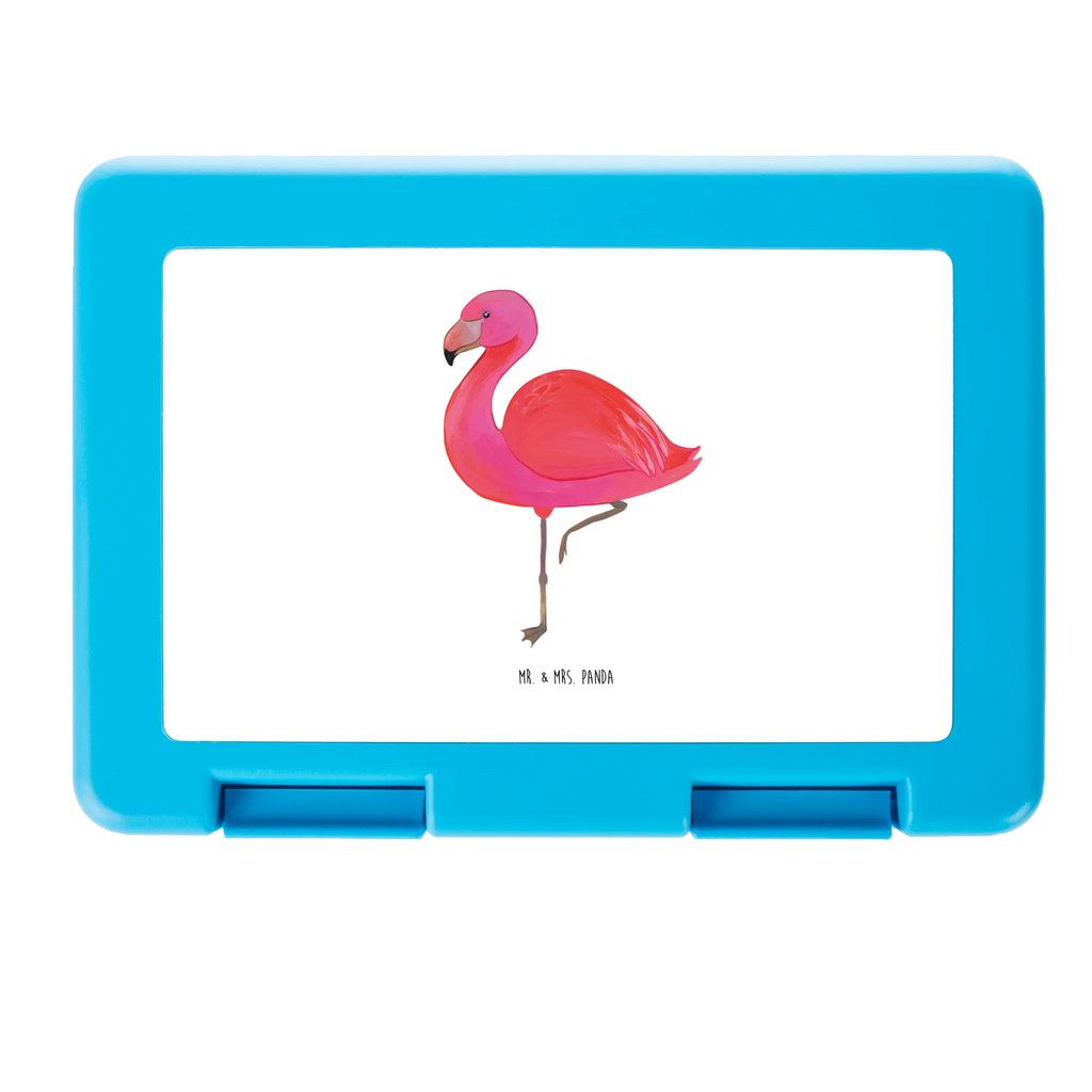 Pudełko na kanapki Flamingo Klasyczny Brotbox, Snackbox, Lunch box, Butterbrotdose, Brotzeitbox, Flamingo, Einzigartig, Selbstliebe, Stolz, ich, für mich, Spruch, Freundin, Freundinnen, Außenseiter, Sohn, Tochter, Geschwister