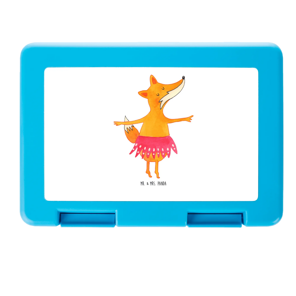 Lunch box Fox ballerina BPA-free, lunch box, snack box, sandwich box, bread box, fox, foxes, forest wildlife, clever as a fox, animal lover, party, invitation, birthday, dancing, ballet, fox saying, ballerina, dancer, vixen