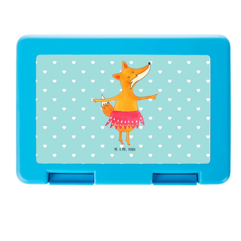 Lunch box Fox ballerina BPA-free, lunch box, snack box, sandwich box, bread box, fox, foxes, forest wildlife, clever as a fox, animal lover, party, invitation, birthday, dancing, ballet, fox saying, ballerina, dancer, vixen