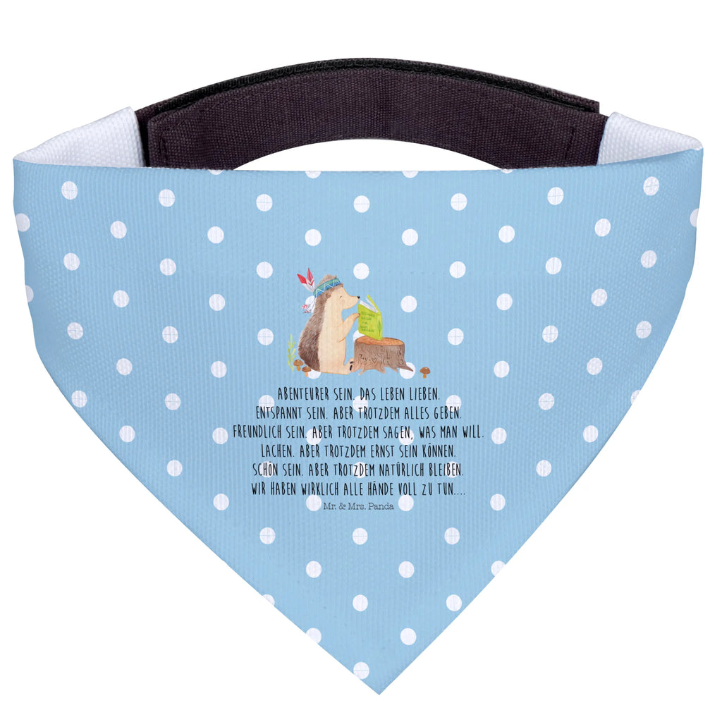 Chusta na szyję dla psa L jeż Ozdoba z piór Mittelgroße Hunde, Tuch, Halstuch, Hunde, Hundehalstuch, Mittel, Tiere, Waldtiere, Lagerfeuer, Indianer, Igel, Camping, Abenteuer