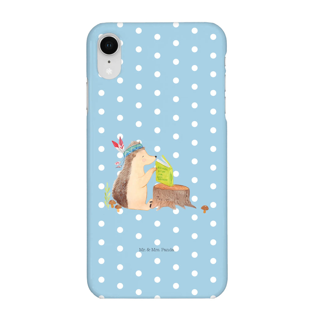 Handyhülle Igel Federschmuck Handy Case, Cover, Handyhülle, Iphone X, Hülle, Handy, Iphone 10, Handycover, Waldtiere, Tiere, Camping, Lagerfeuer, Igel, Indianer, Abenteuer