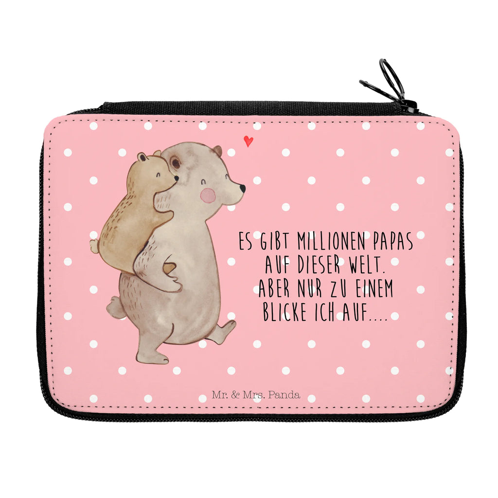 Leather folder Papa Bear Zeichenetui, Farbstiftetui, Federmäppchen, Buntstiftmäppchen, Federtasche, Schreibmappe, Stifte Etui, Buntstiftetui, Bleistift Etui, Schuletui, Schreibetui, Malmappe, Etui für Stifte, Schulmäppchen, Bleistiftetui, Stiftemappe, Stifteetui, Federmappe Set, Schüleretui, Stiftebeutel, Schlampermäppchen, Stiftetasche, Mäppchen, Bruder, Familie, Muttertag, Papa, Schwester, Mama, Vatertag, Opa, Oma, Geburtstag, Papi, Vater, Onkel, Geschenk, Vati