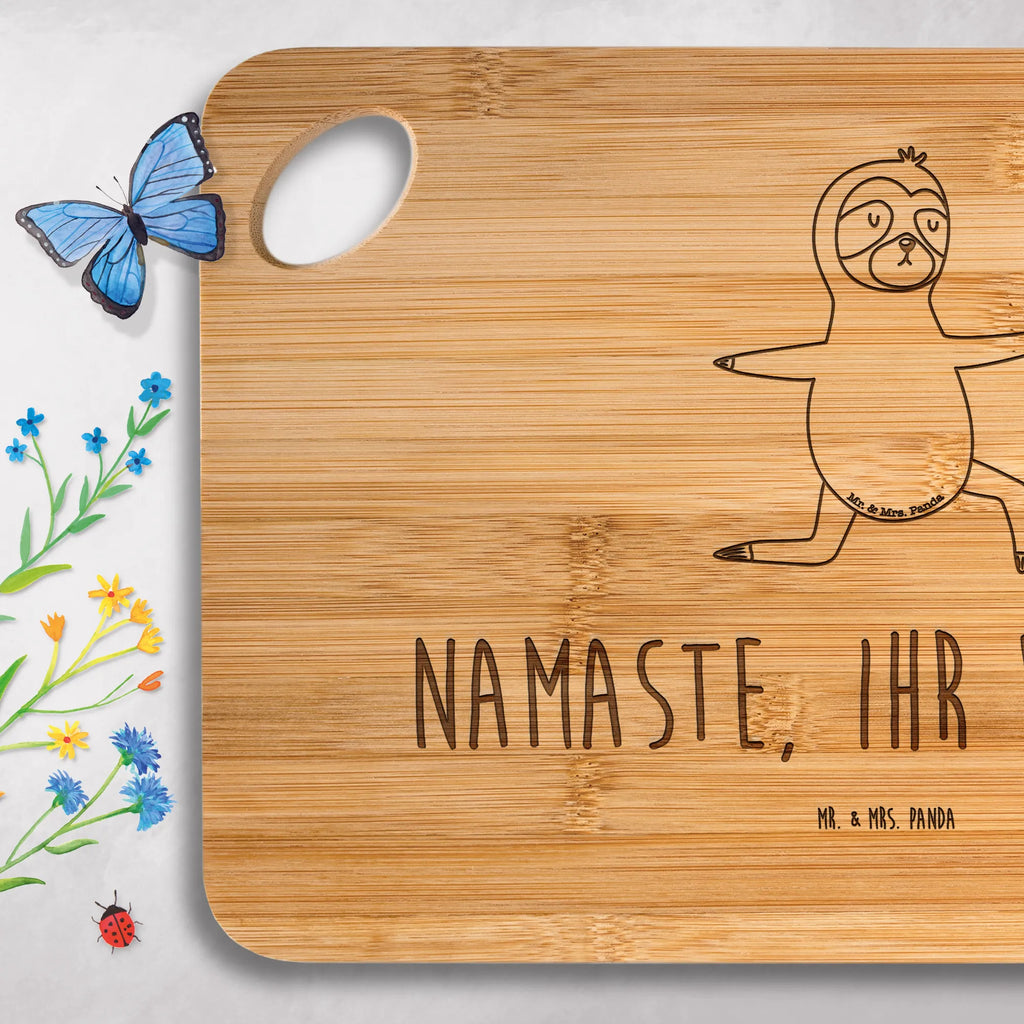 Bambus - deska do krojenia leniwiec Joga Leniwiec, prezent z leniwcem, dekoracja z leniwcem