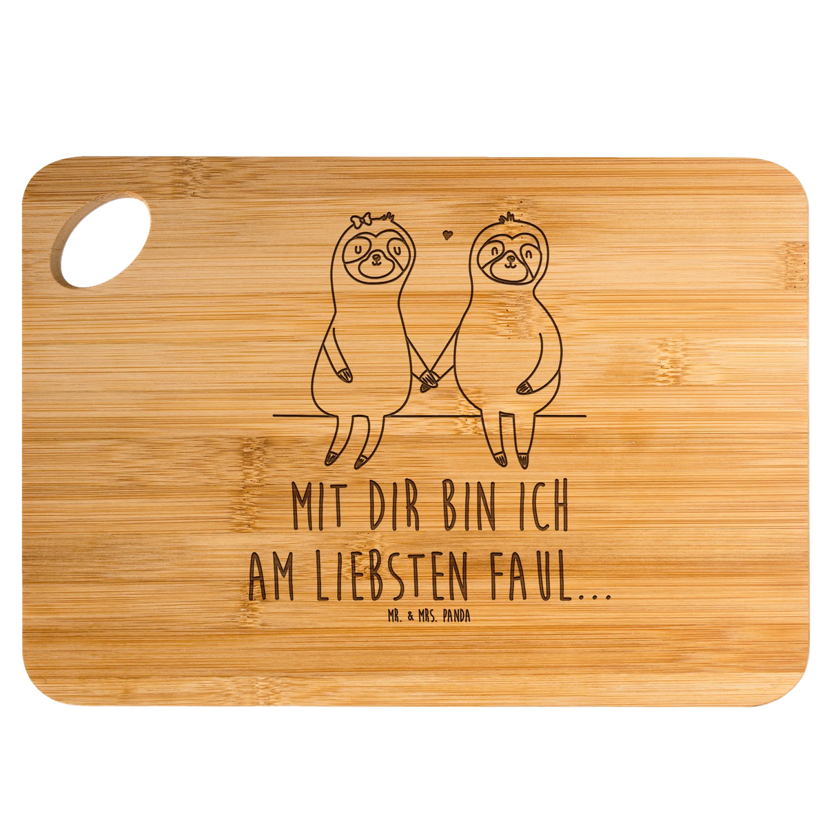 Bamboo chopping board sloth pair trend animal, engaged, favourite animal, sloth love, sloth couple, relax, together, lovers, in love, lazy