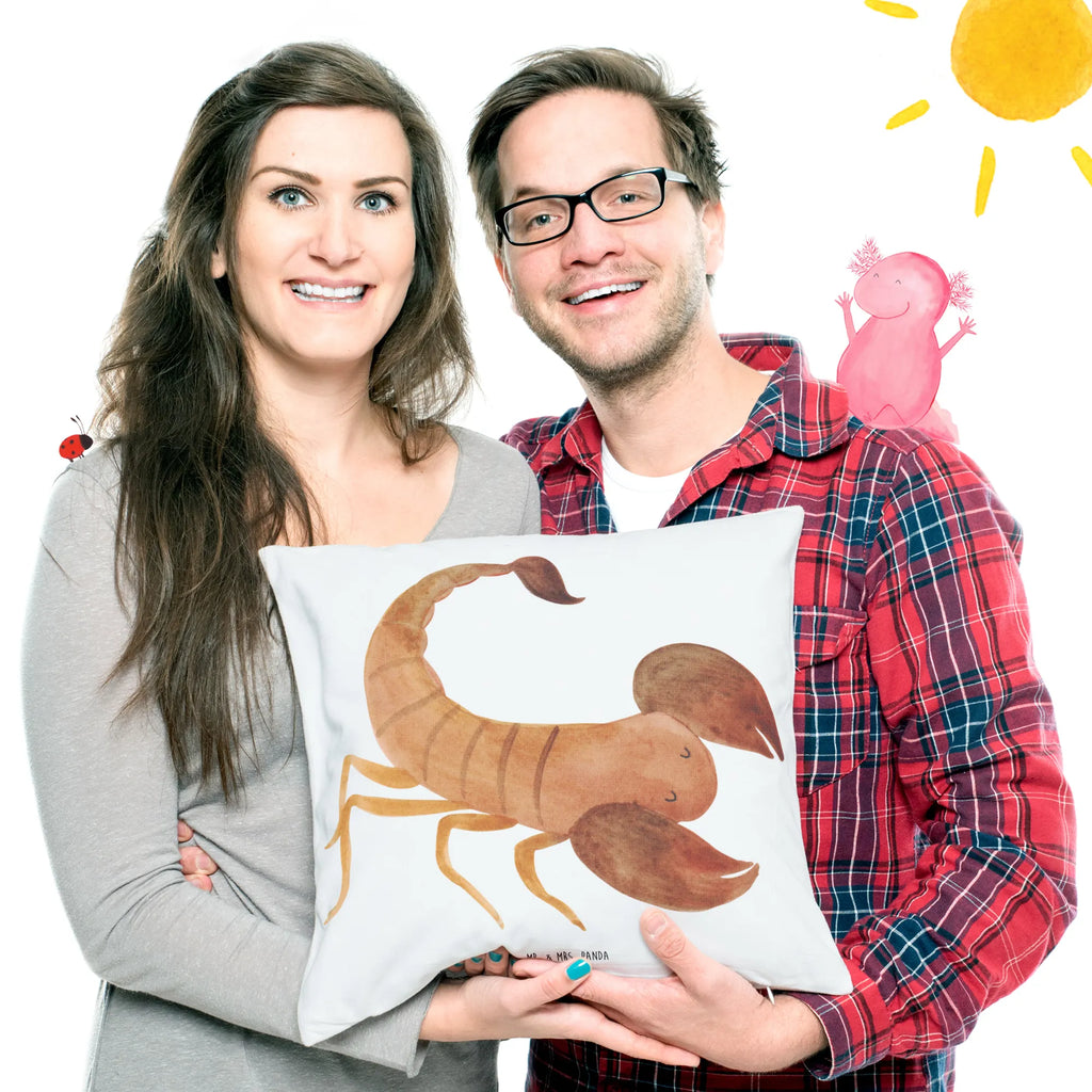 40x40 poduszka Znak zodiaku Skorpion Klasyczny Znak zodiaku, gwiazdozbiór, horoskop, astrologia, ascendent