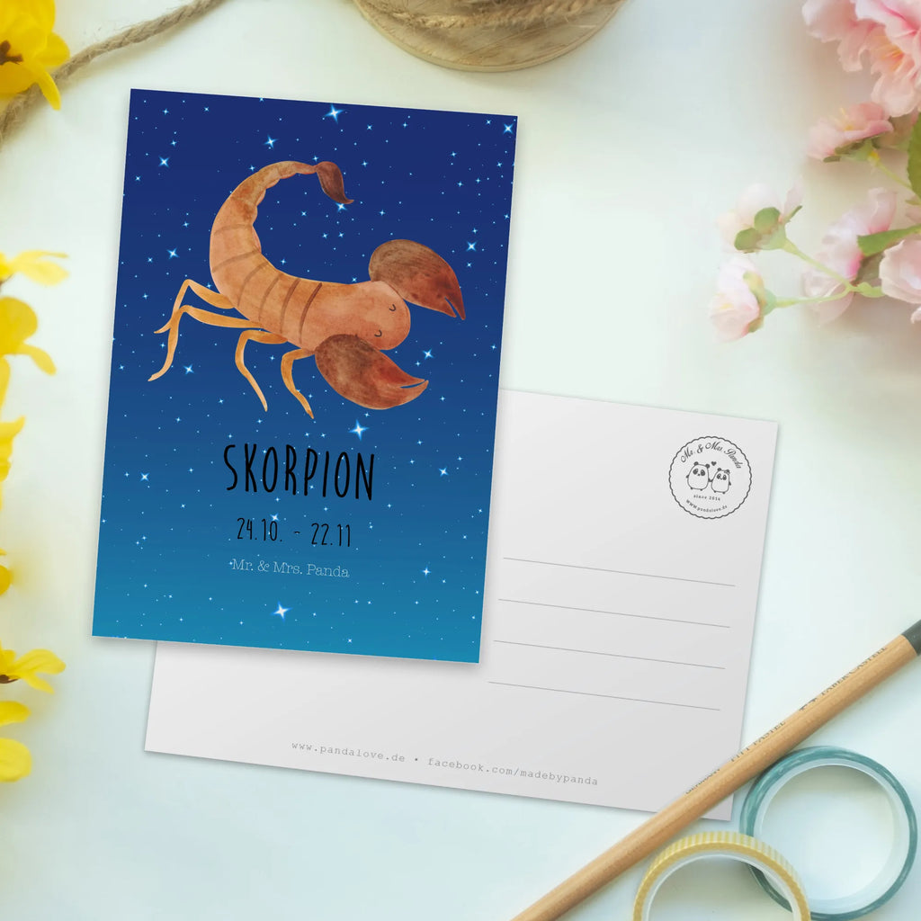 Postcard Star sign Scorpio Classic bildkarte, Motivkarte, Ansichtskarten, kunstkarte, Kunstkarten, spruchkarte, Grußkarte, einzelkarte, Postkarten, Postkarte, Designkarte, Fotokarte, Ansichtskarte, Sternzeichen, Tierkreiszeichen, Horoskop, Astrologie, Aszendent, Skorpione, Geschenk November, Geschenk Oktober, Skorpion Geschenk, Geburtstag Oktober, Geburtstag November, Skorpion Sternzeichen