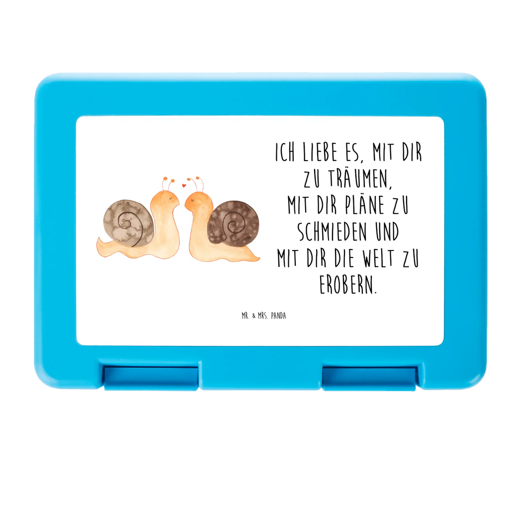 Pudełko na kanapki Miłość ślimaków Brotbox, Snackbox, Lunch box, Butterbrotdose, Brotzeitbox, Liebe, Partner, Freund, Freundin, Ehemann, Ehefrau, Heiraten, Verlobung, Heiratsantrag, Liebesgeschenk, Jahrestag, Hocheitstag