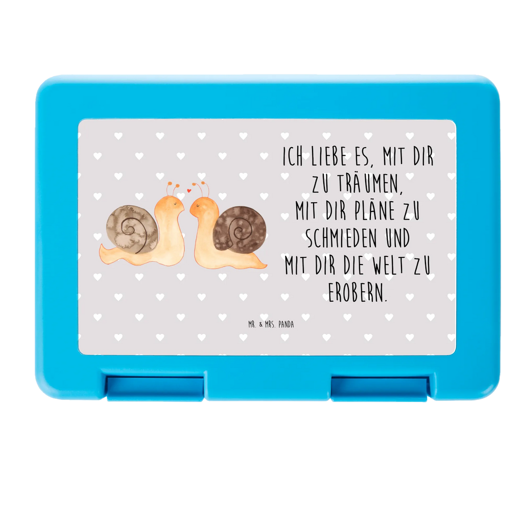 Pudełko na kanapki Miłość ślimaków Brotbox, Snackbox, Lunch box, Butterbrotdose, Brotzeitbox, Liebe, Partner, Freund, Freundin, Ehemann, Ehefrau, Heiraten, Verlobung, Heiratsantrag, Liebesgeschenk, Jahrestag, Hocheitstag