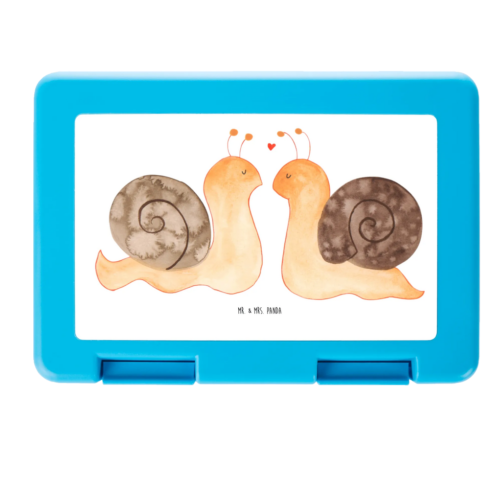 Pudełko na kanapki Miłość ślimaków Brotbox, Snackbox, Lunch box, Butterbrotdose, Brotzeitbox, Liebe, Partner, Freund, Freundin, Ehemann, Ehefrau, Heiraten, Verlobung, Heiratsantrag, Liebesgeschenk, Jahrestag, Hocheitstag