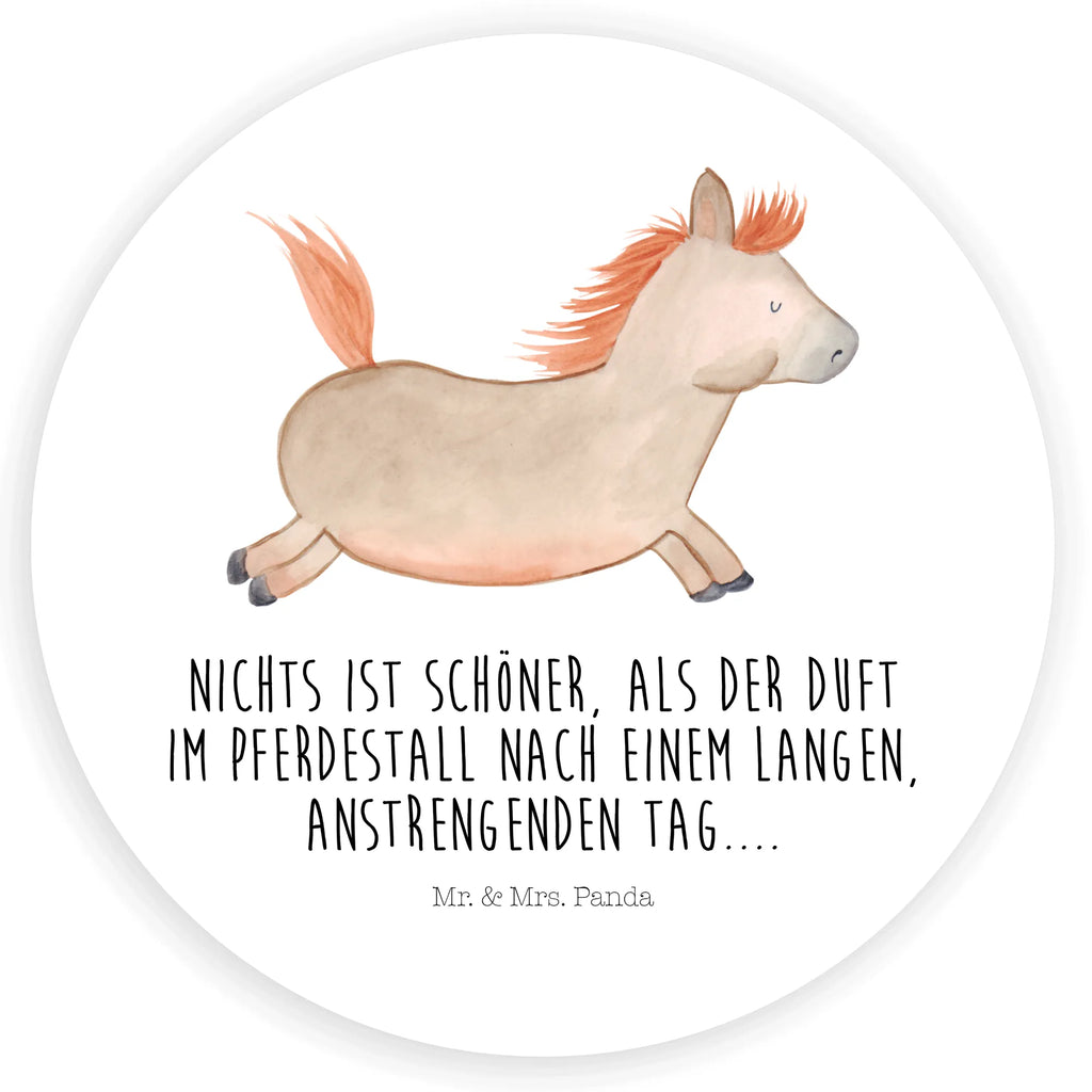 80mm Rund Aufkleber Pferd springt Sticker, Aufkleber, Etikett, Bauernhof, Hoftiere, Landwirt, Landwirtin, Pferd, Pony, Pferde, Stall, Pferdestall, ausreiten, reiten, Pferdebesitzer