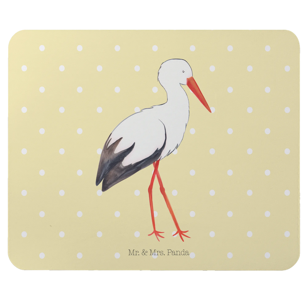 Podkładka pod mysz Bocian Motywy zwierzęce, dobra energia, zabawne powiedzonka, zwierzęta