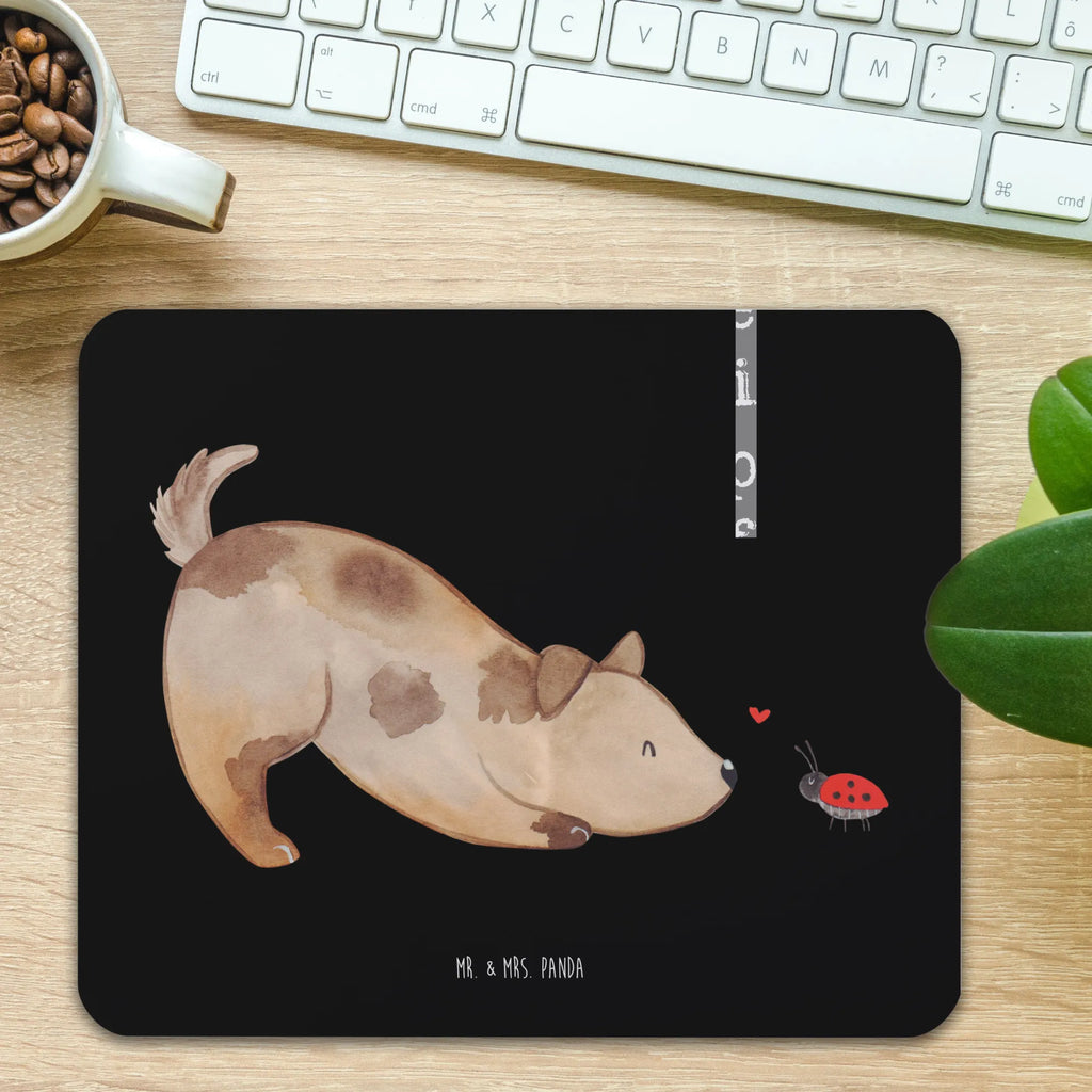 Mouse mat Dog ladybug PC Zubehör, Designer Mauspad, Mausunterlage, Mauspad Büro, Computer zubehör, Mousepad, Büroausstattung, Arbeitszimmer, Mauspad, Einzigartiges Mauspad, Hund, Hundemotiv, Haustier, Hunderasse, Tierliebhaber, Hundebesitzer, Sprüche, Mischling, Mischlinghund, Hunde, Hundespruch, Marienkäfer