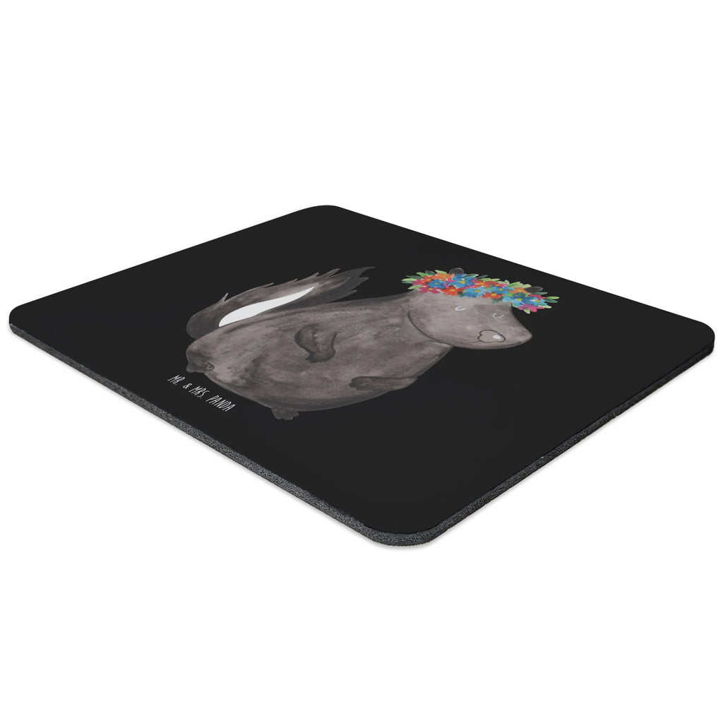 Podkładka pod mysz skunks dziewczynka Einzigartiges Mauspad, Mauspad, Computer zubehör, Mauspad Büro, PC Zubehör, Mousepad, Arbeitszimmer, Büroausstattung, Designer Mauspad, Mausunterlage, Stinktier, Skunk, Stinker, Namaste, Wildtier, Raubtier, Stinki, Yoga