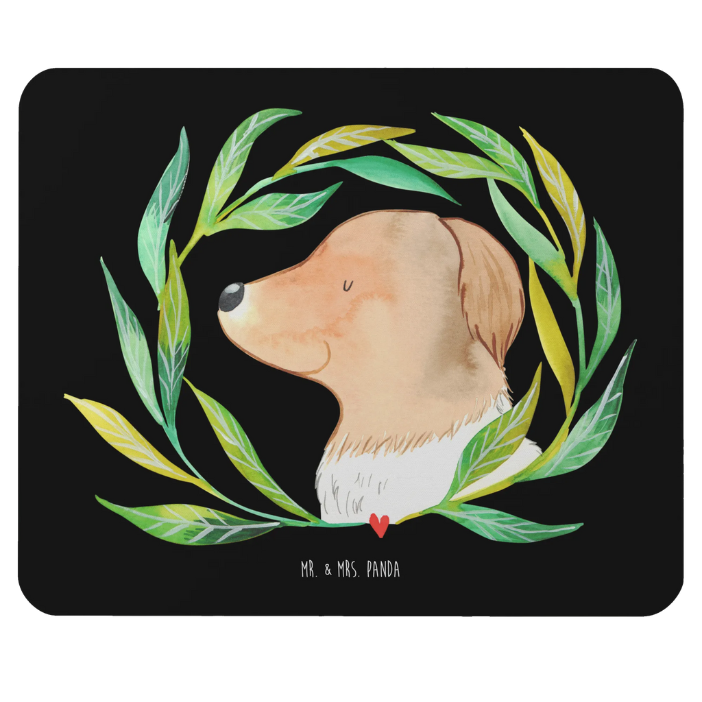 Podkładka pod mysz pies kwiaty Pies, motyw psa, zwierzę domowe, rasa psa, miłośnik zwierząt, właściciel psa, powiedzenia