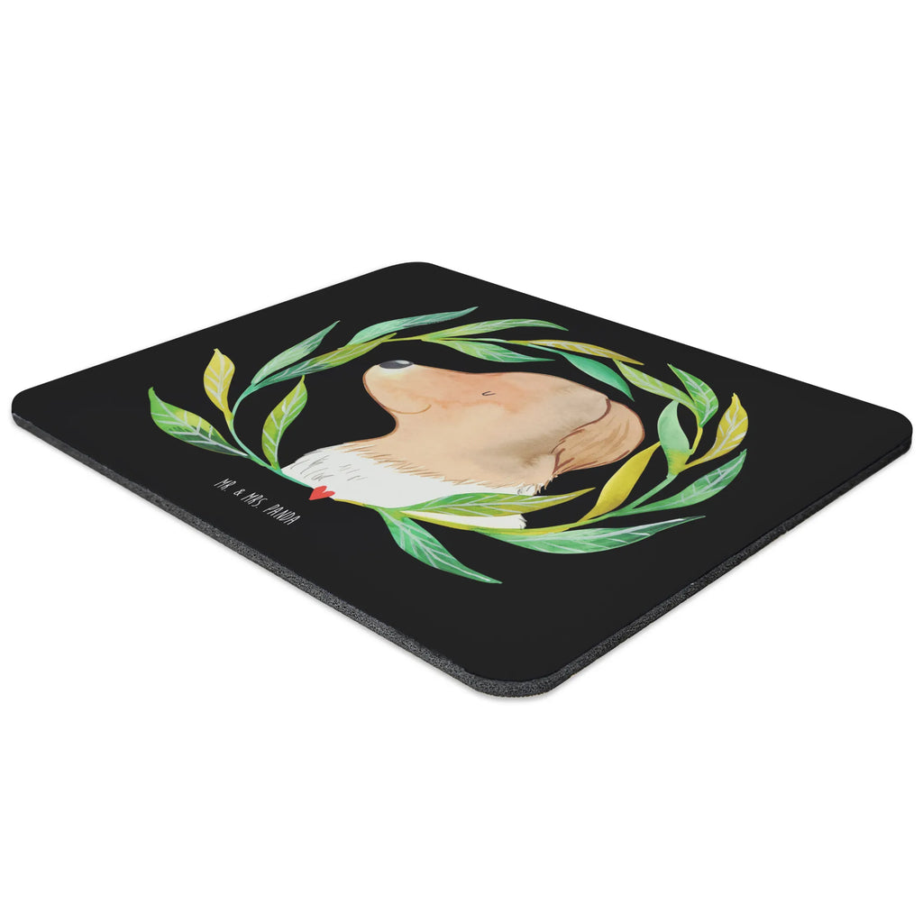 Podkładka pod mysz pies kwiaty Pies, motyw psa, zwierzę domowe, rasa psa, miłośnik zwierząt, właściciel psa, powiedzenia