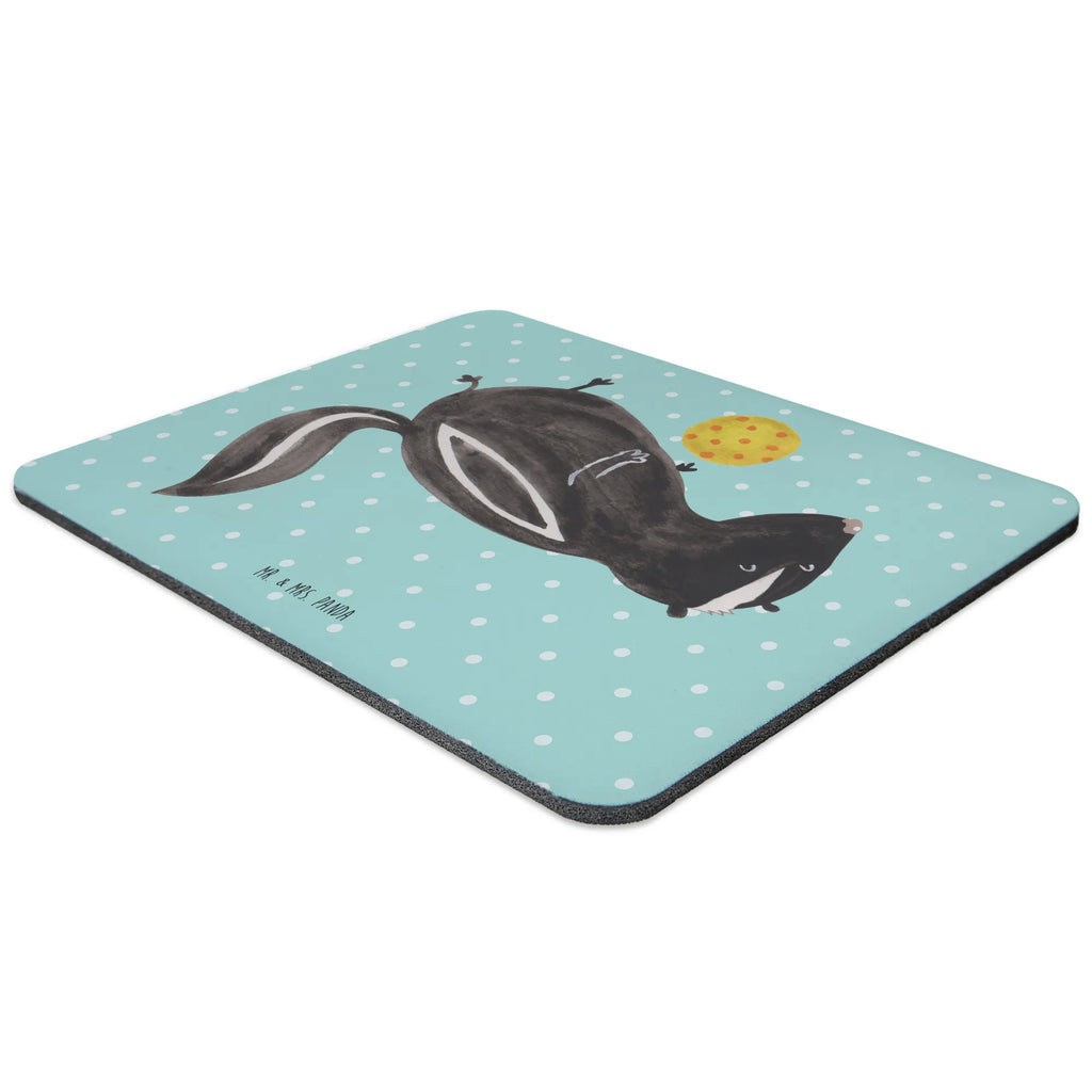 Mouse mat skunk ball Designer Mauspad, Mauspad Büro, Computer zubehör, Arbeitszimmer, Büroausstattung, Einzigartiges Mauspad, Mousepad, Mauspad, PC Zubehör, Mausunterlage, Stinktier, Skunk, Wildtier, verspielt, Stinki, Stinker, Raubtier, Weisheit