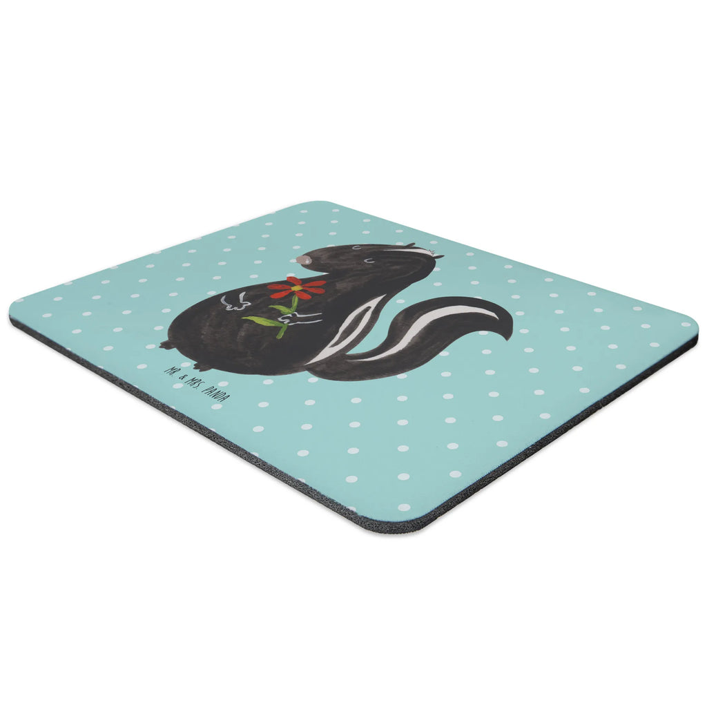 Mouse mat skunk flower Arbeitszimmer, Büroausstattung, Einzigartiges Mauspad, Computer zubehör, Designer Mauspad, Mauspad, PC Zubehör, Mausunterlage, Mousepad, Mauspad Büro, Stinktier, Skunk, Stinker, Wildtier, Tagträumer, verträumt, Stinki, Raubtier, Dreams, Träume