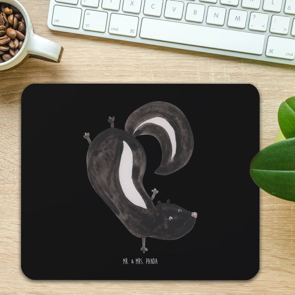 Mouse mat skunk handstand Computer zubehör, Mauspad Büro, Designer Mauspad, PC Zubehör, Mousepad, Mausunterlage, Mauspad, Einzigartiges Mauspad, Büroausstattung, Arbeitszimmer, Stinktier, Skunk, verpielt, Raubtier, Kind, Stinki, Spielplatz, Wildtier, Stinker