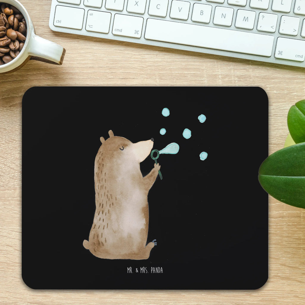 Mouse mat bear soap bubbles Mousepad, Designer Mauspad, Mauspad, Computer zubehör, Mauspad Büro, Einzigartiges Mauspad, PC Zubehör, Arbeitszimmer, Mausunterlage, Büroausstattung, Bär, Teddy, Teddybär, Seifenblasen Bär Lustig Sein Glücklich Traurig Happy