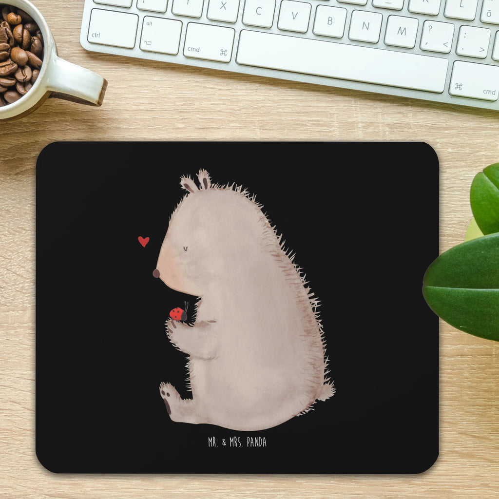 Mouse mat bear ladybug PC, Pad, Work, Student, fun, Mouse Pad, Print, saying, Mouse, mousepad, Office, Motif, Gift, Study, bear, teddy, teddy bear, cuddly toy, life is beautiful, motivation, freedom, ladybird, love