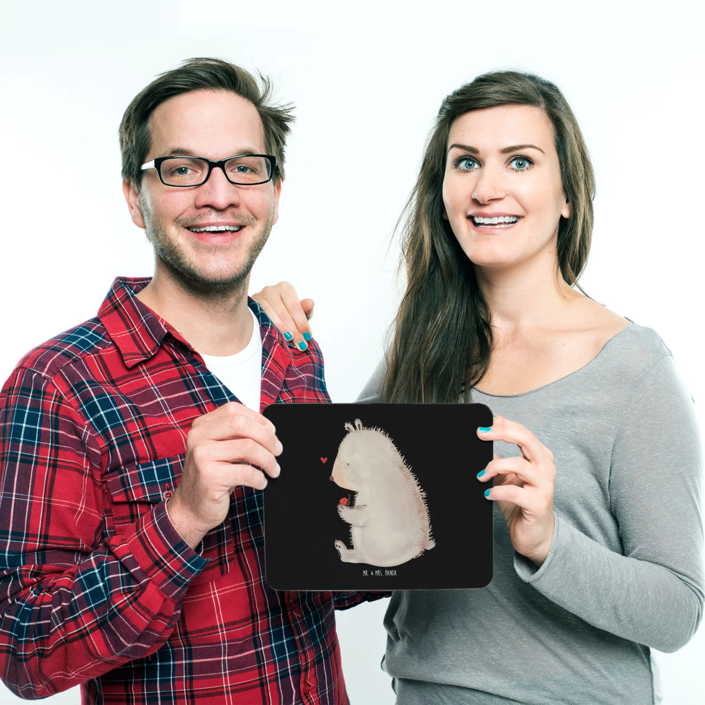 Mouse mat bear ladybug PC, Pad, Work, Student, fun, Mouse Pad, Print, saying, Mouse, mousepad, Office, Motif, Gift, Study, bear, teddy, teddy bear, cuddly toy, life is beautiful, motivation, freedom, ladybird, love