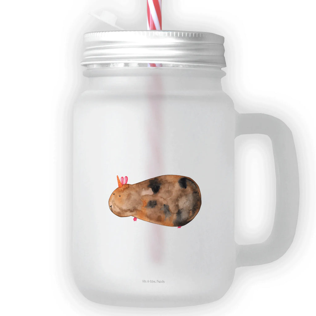 Mason jar drinking glass unicorn Guinea pig drinking glass, Mason Jar, summer glass, glass, preserving glass, cocktail glass, handle glass, unicorn, unicorns, squirrels, Meericorn, guinea pig