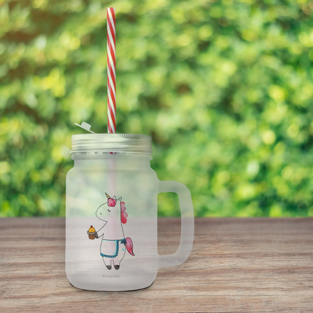 Mason jar drinking glass unicorn muffins cocktail glass, drinking glass, glass, summer glass, Mason Jar, preserving glass, handle glass, unicorn, unicorns, Muffin, Birthday Greetings, Cookies, Baking, Love Greetings, cook gift, Birthday, Unicorn, Congratulations, cook present