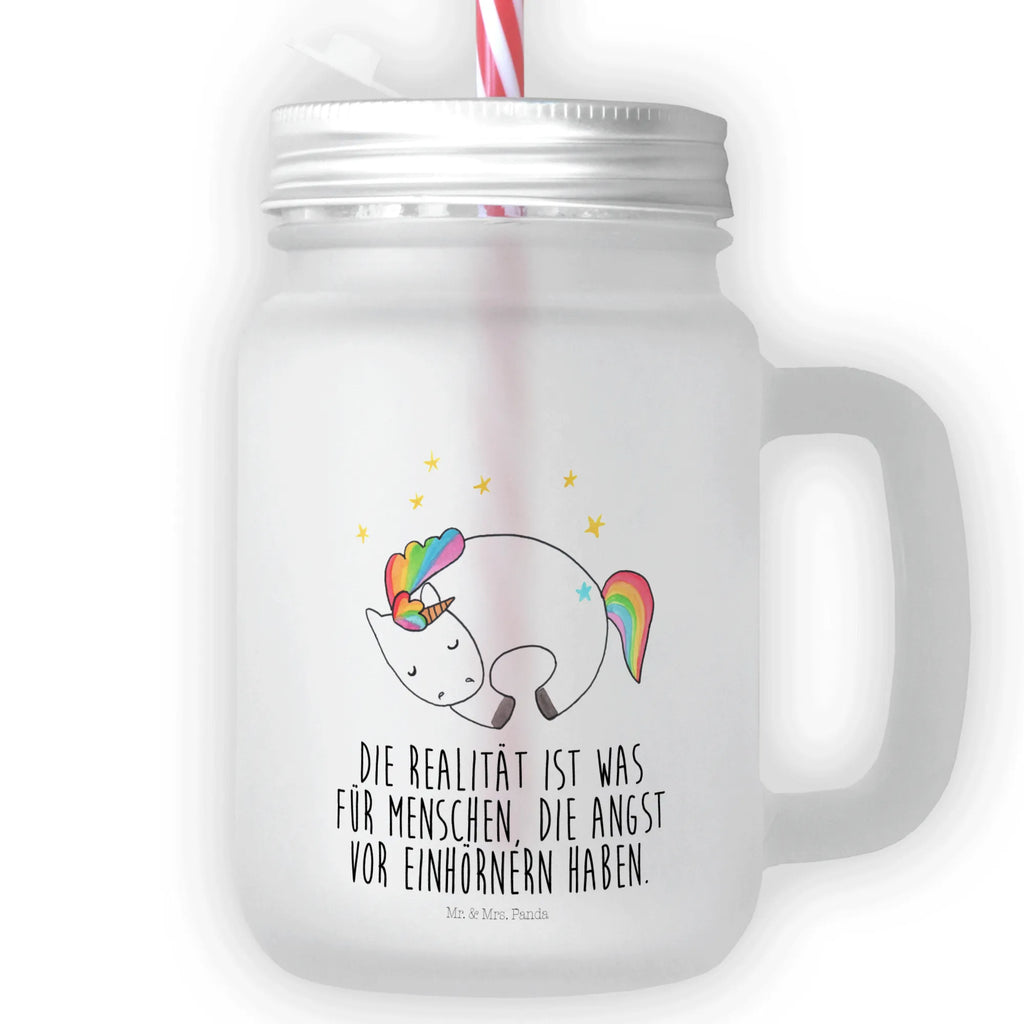 Szklanka Mason Jar Jednorożec noc Jednorożec, jednorożce, dekoracje jednorożca, jednorożec