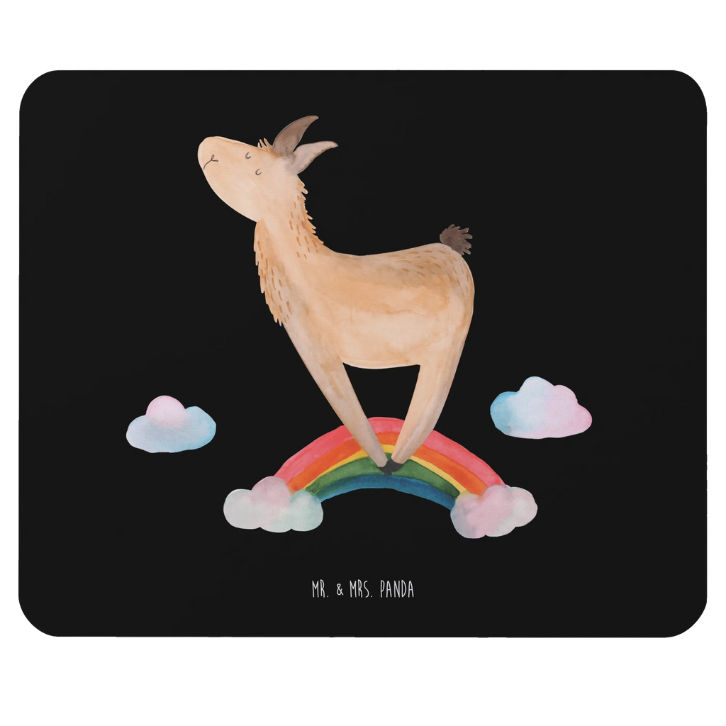 Mouse mat lama rainbow Pad, Motif, Student, Study, Print, fun, Gift, Office, Mouse, PC, mousepad, Work, Mouse Pad, saying, Llama, llama, alpaca, trendy animal, Haters, Haters gonna hate, Rainbow, Cloud country, Outsider, School, Lamas, Abi, Hobby, Self-employed, Lama, Freedom