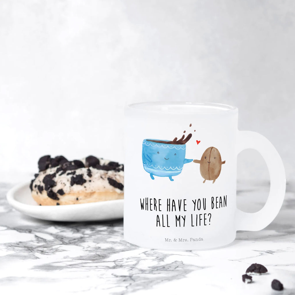 Glass tea cup Coffee Bean glass, mug, tea glass, Tea cup, tea, small animals, cute, funny, cute animal motives, hand drawn, small world, funny sayings, good mood, happy, gifts, gift ideas, special gifts, animal lover, card, satisfaction, pleasure, coffee bean, Coffee, happiness