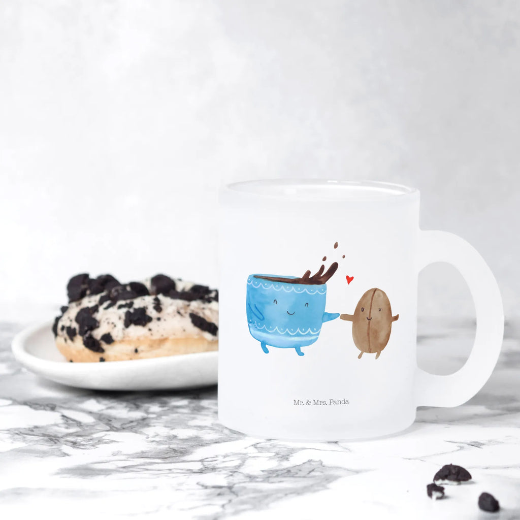 Glass tea cup Coffee Bean glass, mug, tea glass, Tea cup, tea, small animals, cute, funny, cute animal motives, hand drawn, small world, funny sayings, good mood, happy, gifts, gift ideas, special gifts, animal lover, card, satisfaction, pleasure, coffee bean, Coffee, happiness