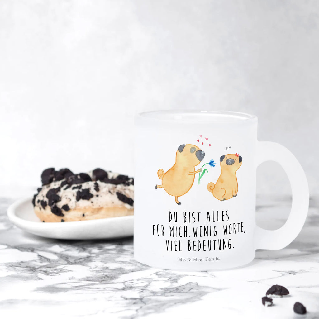 Glass tea cup pug In love glass, mug, tea glass, tea, Tea cup, dog, mutt, hound, woof, dog mama, dog breed, love dogs, love for dogs, dog decorative items, bag with dog print, funny gifts for dog owners, what do you give a dog lover, Christmas gifts for dogs, gifts for dogs, dog sayings, love saying. Engaged, gift friend, in love, Pug, dog love, love, partner, boob