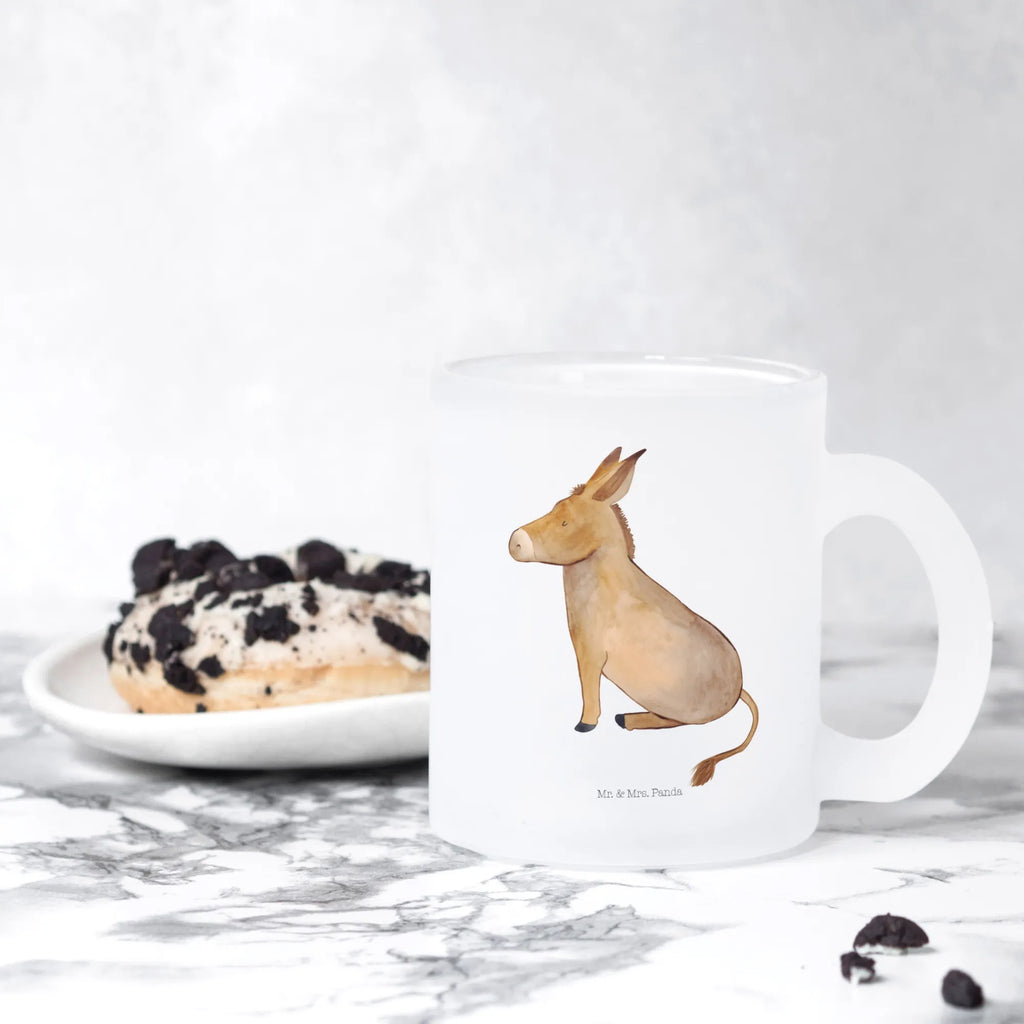 Filiżanka do herbaty Osioł Motywy zwierzęce, dobra energia, zabawne powiedzonka, zwierzęta