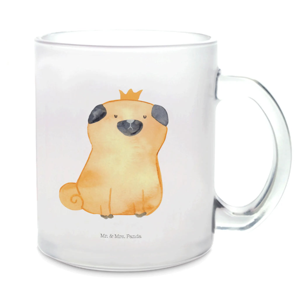 Glass tea cup pug Crown tea glass, mug, glass, Tea cup, tea, dog, mutt, hound, woof, dog mama, dog breed, love dogs, love for dogs, dog decorative items, bag with dog print, funny gifts for dog owners, what do you give a dog lover, Christmas gifts for dogs, gifts for dogs, dog sayings, childless, allergic, house rules, dog owners. Saying, Pug, funny