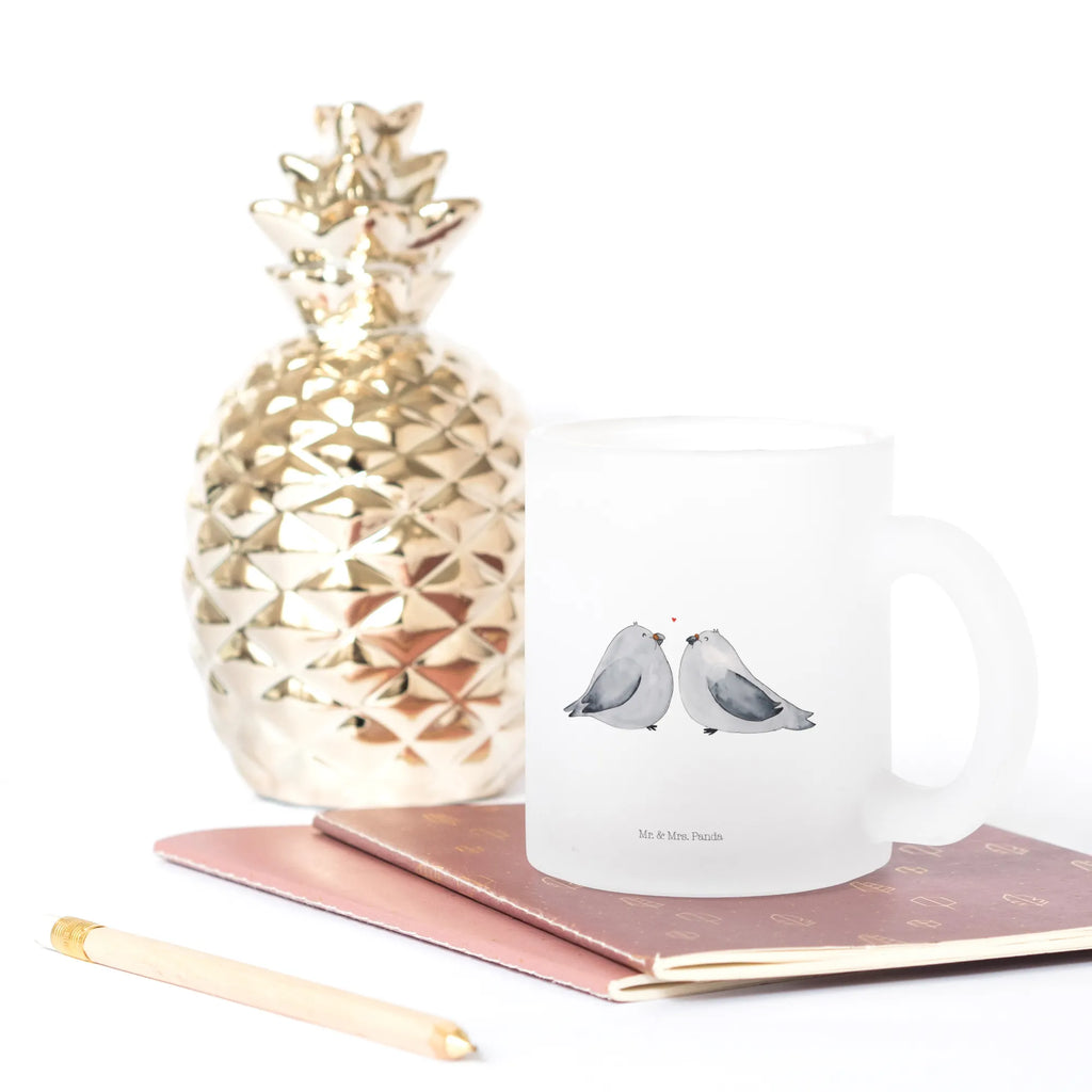 Glass tea cup Turtledoves in love mug, Tea cup, tea, tea glass, glass, Love, Loving, Two, Together, Marriage, Engagement, Proposal of marriage, Love gift, gift for her, gift for him, anniversary gift, Gift Wedding, Turtle doves, Engaged, Partner, Married, Wedding anniversary, Doves, Girlfriend, Gift Friend, Friend, Anniversary, Turtledove, Gift Girlfriend, In love, Proof of love