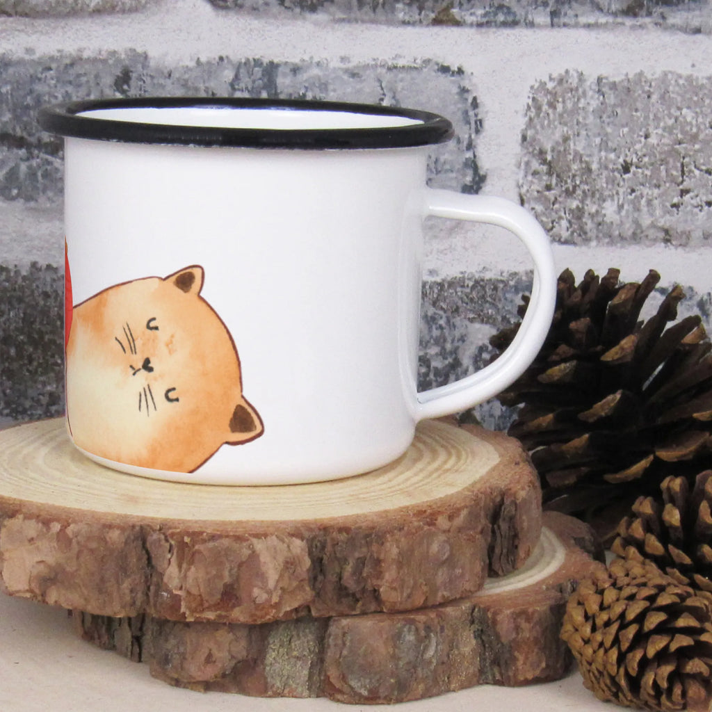 XL enamel cup Cat Wool mug, metal cup, enamel look, coffee mug, coffee cup, camping, unbreakable, cup printing, outdoor cup, drinking cup, XL Enamel cup, camping mug, decorative mug, motif cup, enamelled, cat, tomcat, kitty, meow, kitten, housecat, mama cat, love cats, cat image, cat fan, cat lover, cat fancier, cat decoration, gift for cat lover, cat owner, funny cats, cat sayings, cat motto, funny cat gifts, fan merchandise, cat stuff, animal lover, play, pussy, cats, pet, playful, Cats, ball of wool, wool